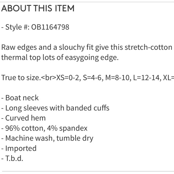 Free People OG Thermal - Picture 6 of 6